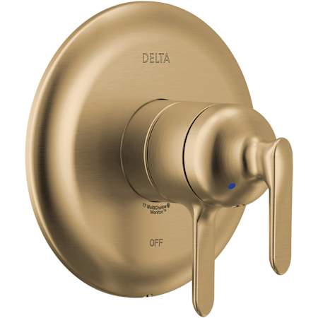 Delta Bonacci Monitor 17 Series Pressure Balanced Valve Trim Only with Integrated Volume Control - Less Rough-In Valve Lumicoat Champagne Bronze