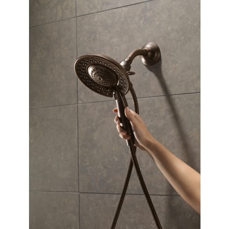 Delta-T17092-Shower Head and Handshower in Venetian Bronze