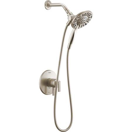 Delta Altado Monitor 17 Series Pressure Balanced Shower with Integrated Volume Control and 2-in-1 Shower Head Hand Shower - Less Rough-In Valve Brilliance Stainless
