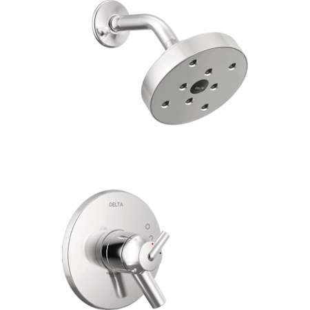 Delta Trinsic Monitor 17 Series Dual Function Pressure Balanced Shower Only with Integrated Volume Control - Less Rough-In Valve Chrome