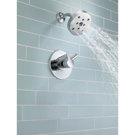 Delta-T17261-Running Shower Trim in Chrome