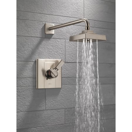 Delta-T17286-Running Shower Trim in Brilliance Stainless