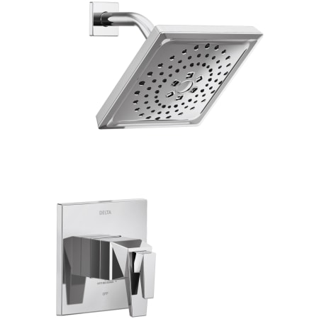 Delta Trillian Tempassure 17T Series Dual Function Thermostatic Shower Only with Integrated Volume Control - Less Rough-In Valve Lumicoat Chrome