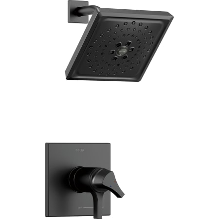 Delta Zura Tempassure 17T Series Dual Function Thermostatic Shower Only with Integrated Volume Control - Less Rough-In Valve Matte Black