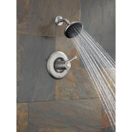 Delta-T17T278-Running Shower Trim in Brilliance Stainless