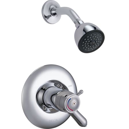 Delta Commercial TempAssure 17T Series Dual Function Thermostatic Shower Trim Package with Integrated Volume Control - Less Rough-In Valve Chrome