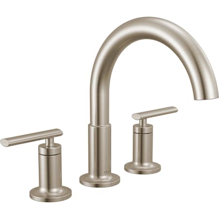 Delta Altado Deck Mounted Roman Tub Filler - Less Rough In Brilliance Stainless