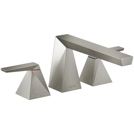 Delta Trillian Deck Mounted Roman Tub Filler Lumicoat Stainless