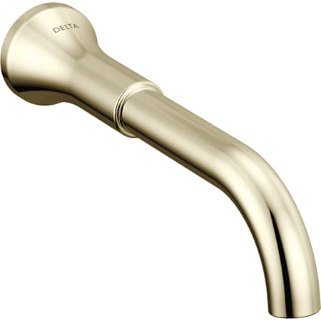 Delta Trinsic 1.2 GPM Wall Mounted Widespread Bathroom Faucet - Less Handles, Rough-In and Drain Assembly Brilliance Polished Nickel