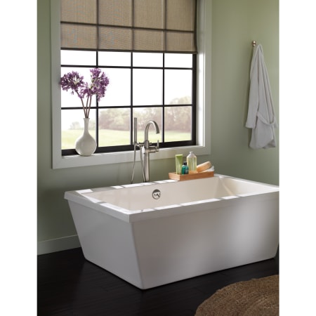 Delta T4759-FL/R4700-FL Installed Tub Filler in Chrome
