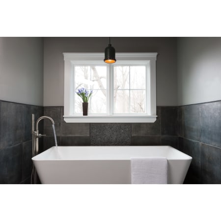 Delta T4759-FL/R4700-FL Running Installed Tub Filler in Chrome