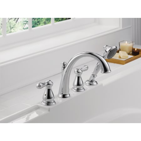 Delta-T4775-Installed Tub Filler in Chrome