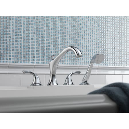 Delta-T4792-Installed Tub Filler in Chrome