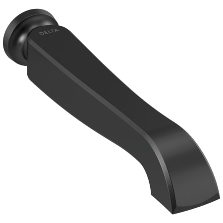 Delta Dorval 12-3/4" Wall Mount Tub Filler Less Handles and Rough-In Matte Black