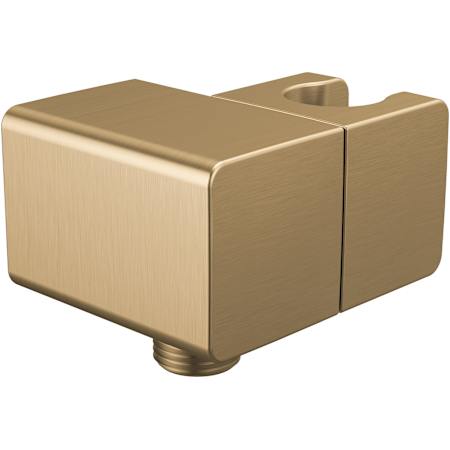 Delta Universal Showering Rotating Wall Mount Hand Shower Holder with Integrated Wall Supply Lumicoat Champagne Bronze