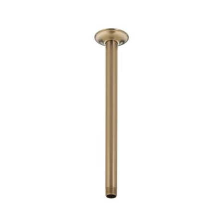 Delta 14" Ceiling Mounted Shower Arm and Shower Arm Flange Champagne Bronze
