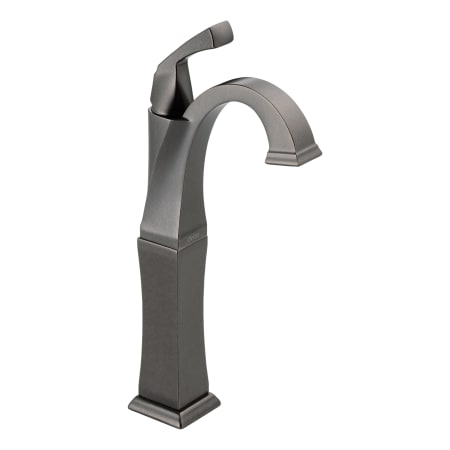 Delta Dryden Single Hole Bathroom Faucet with Diamond Seal Technology Aged Pewter