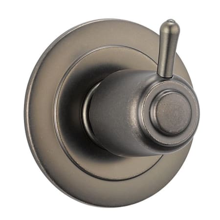 Delta Innovations Six Function Diverter Valve Trim Less Rough-In Valve - Three Independent Positions, Three Shared Positions Aged Pewter