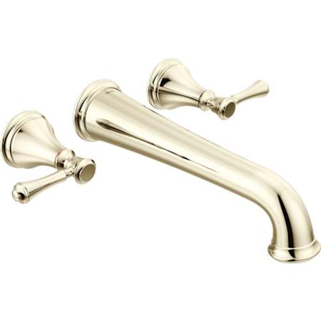 Delta Cassidy Wall Mounted Tub Filler Brilliance Polished Nickel