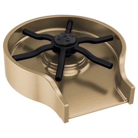 Delta Metal Glass Rinser with Cover - Rinses Most Standard Drinkware Champagne Bronze