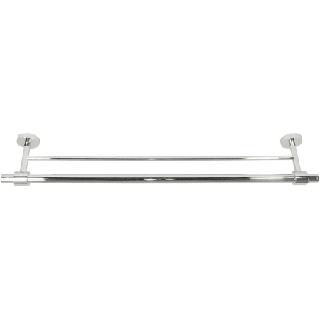 Deltana BSS Modern 24" Double Towel Bar with Solid Brass Construction Chrome