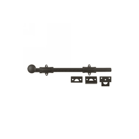 Deltana 12" Heavy Duty Surface Bolt Oil Rubbed Bronze