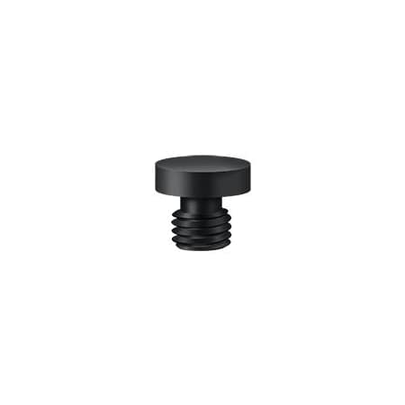 Deltana Button Tip Cabinet Hinge Finial Black