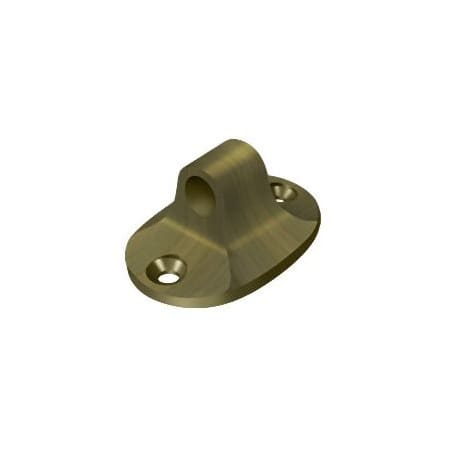 Deltana Replacement 1-1/2 Inch Solid Brass Eye for British Cabin Door Hooks Antique Brass