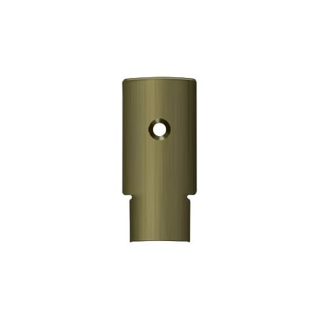 Deltana Solid Brass Backplate for DASH95 Spring Hinge Antique Brass