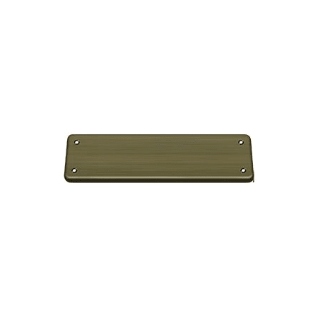 Deltana Solid Brass Sideplates for DASH95 Spring Hinge Antique Brass