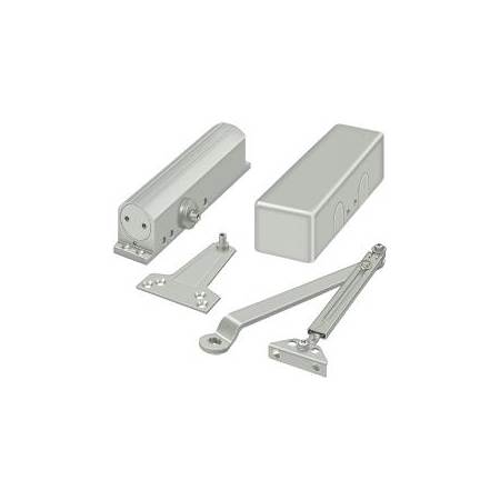 Deltana Aluminum Adjustable Size 1-6 Surface Mount Commercial Door Closer Aluminum