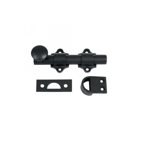 Deltana 4" Heavy Duty Dutch Door Bolt Black
