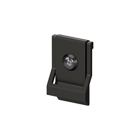 Deltana Solid Brass Modern Door Knocker with Viewer Oil Rubbed Bronze