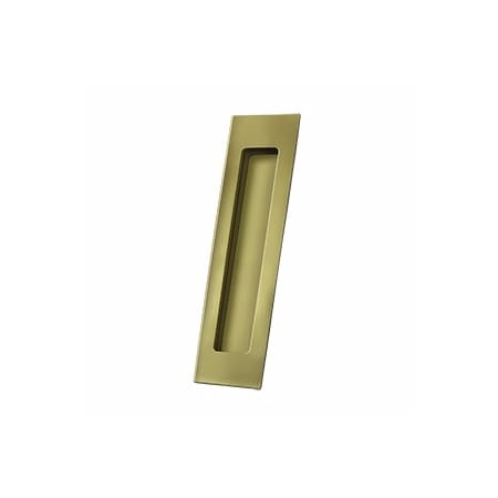 Deltana Solid Brass 7" Flush Sliding Door Pull Antique Brass