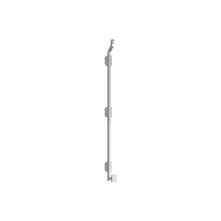 Deltana Solid Brass 26" Modern Offset Surface Bolt Polished Chrome