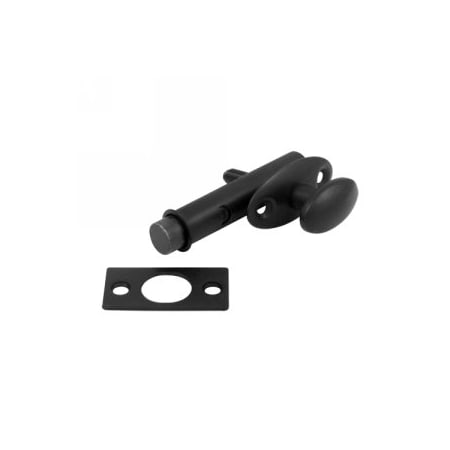 Deltana Mortise Bolt with 7/8" Projection Paint Black