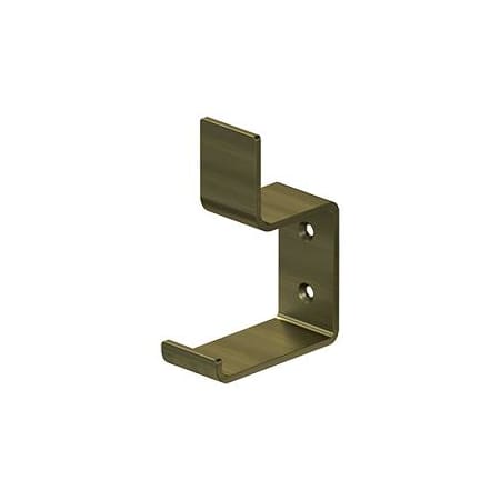 Deltana 2-5/8" Projection Heavy Duty Modern Utility Hook Antique Brass