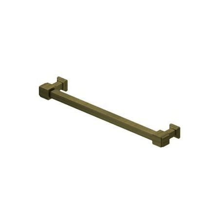 Deltana Manhattan 4 Inch Center to Center Bar Cabinet Pull Antique Brass