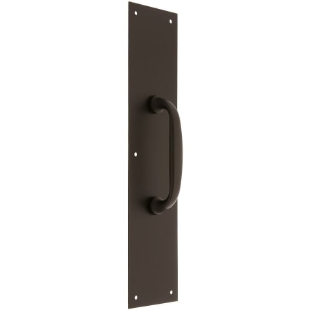 Deltana Commercial 3.5" X 15" Push Plate with 5.25" Door Pull Handle Oil Rubbed Bronze