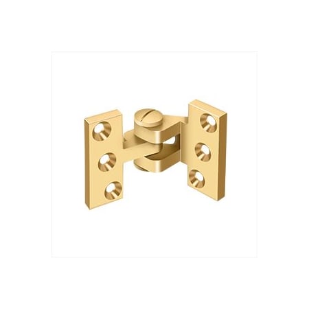 Deltana 3-3/4" x 2-1/2" Solid Brass Intermediate Pivot Hinge - 10 Pack Lifetime Polished Brass