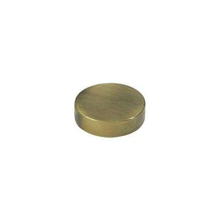Deltana 1" Diameter Solid Brass Round Screw Covers Antique Brass
