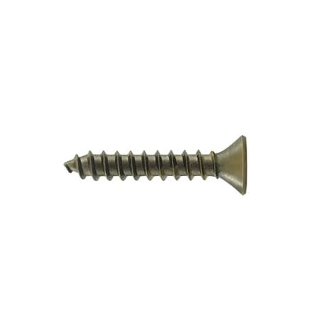 Deltana 1-1/4" #12 Steel Wood Screw - Sold In Singles Antique Brass