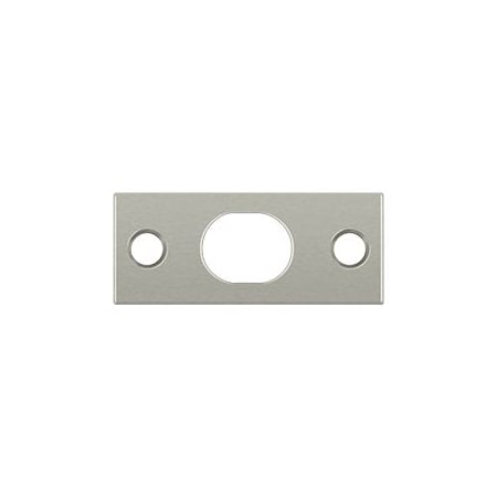 Deltana 2-1/4" x 1" Strike Plate for 12" Extension Flush Bolt Antique Brass
