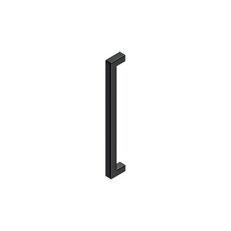 Deltana 18" Center to Center Single Door Pull Black