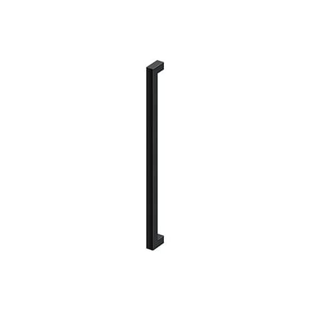 Deltana 36" Center to Center Single Door Pull Black