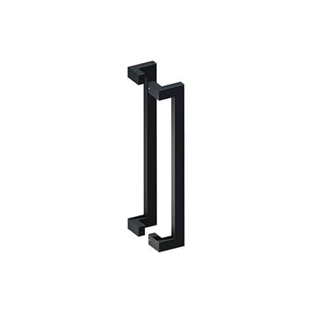 Deltana 22-1/2" Center to Center Back to Back Door Pull Set Black