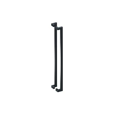 Deltana 46-1/2" Center to Center Back to Back Door Pull Set Black