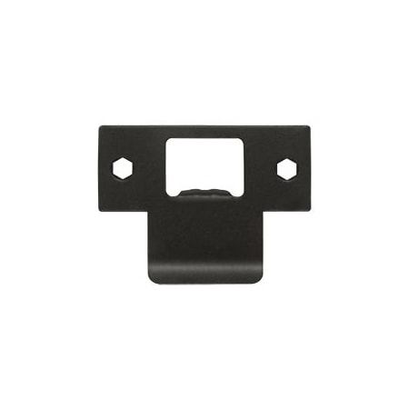 Deltana 2-3/4" x 2-1/8" Extended Lip T-Strike Plate Oil Rubbed Bronze