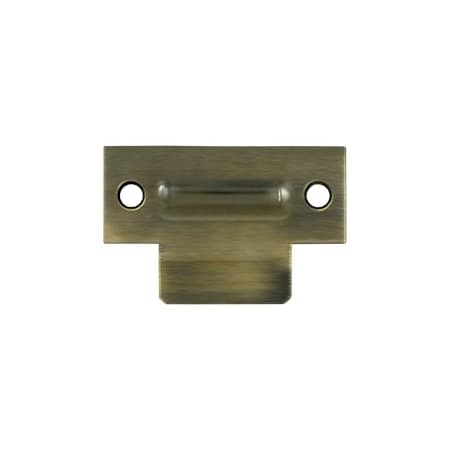 Deltana Solid Brass T-Strike for Roller Catches Antique Brass