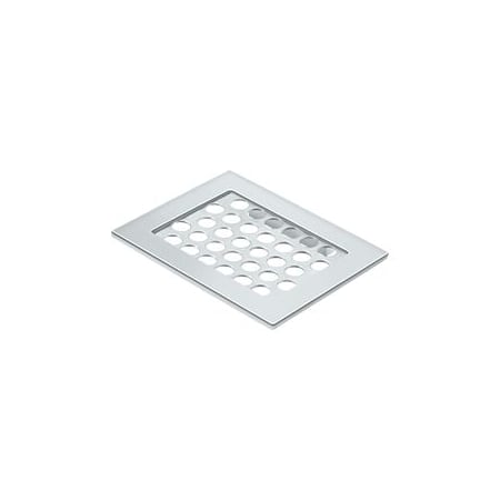 Deltana 5-1/2" x 4-3/8" Solid Brass Heavy Duty Soap Dish with Drainage Base Chrome